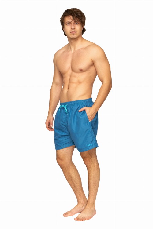 Szorty kąpielowe męskie spodenki sportowe zagano 5108 kolor niebieski