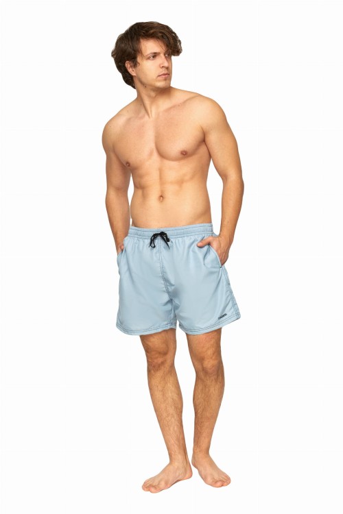 Szorty kąpielowe męskie spodenki sportowe zagano 5108 kolor błękitny