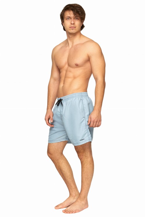 Szorty kąpielowe męskie spodenki sportowe zagano 5108 kolor błękitny