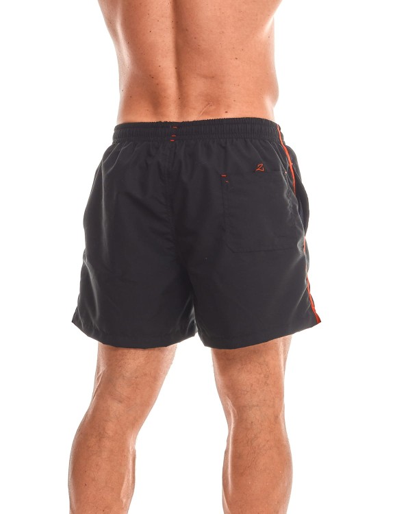 Szorty kąpielowe męskie spodenki sportowe zagano 5105 z logo w formie tarczy kolor czarny