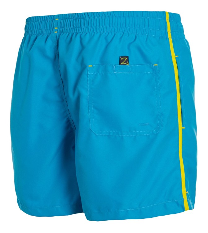 Szorty kąpielowe męskie spodenki sportowe zagano 5105 z logo w formie tarczy kolor jasnoniebieski