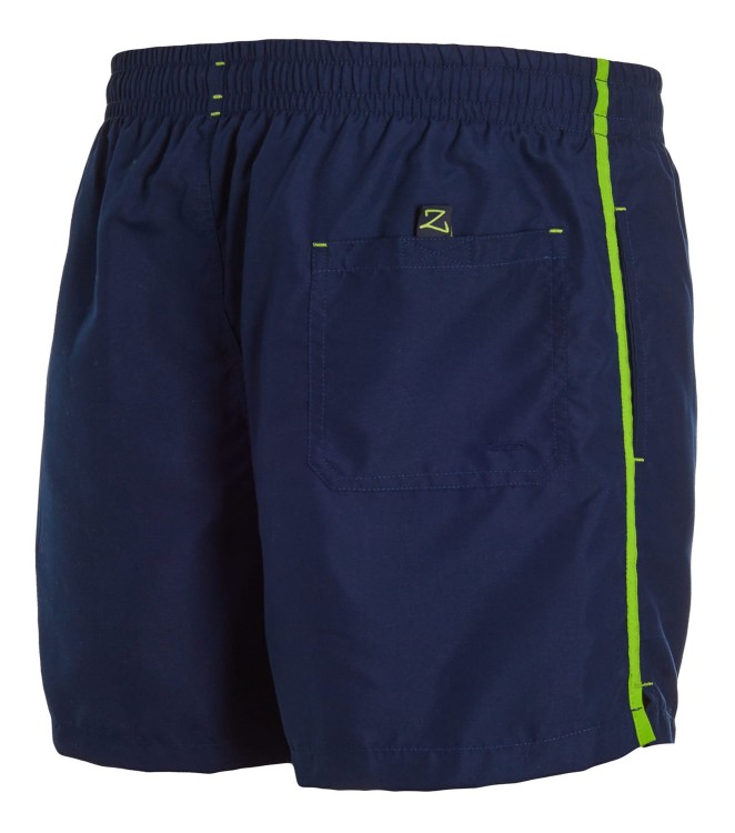 Szorty kąpielowe męskie spodenki sportowe zagano 5105 z logo w formie tarczy kolor granatowy