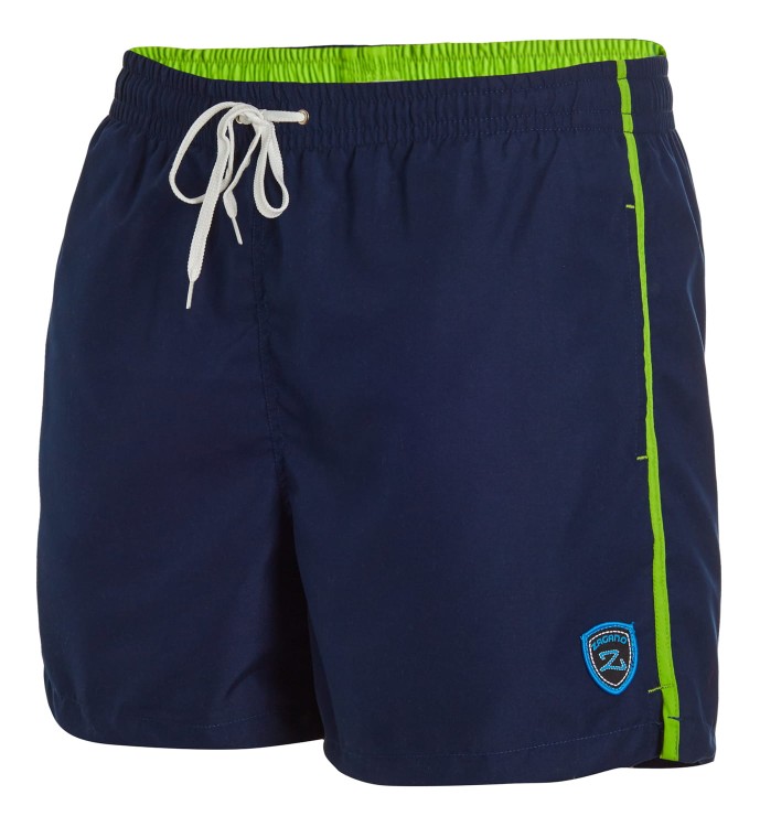 Szorty kąpielowe męskie spodenki sportowe zagano 5105 z logo w formie tarczy kolor granatowy