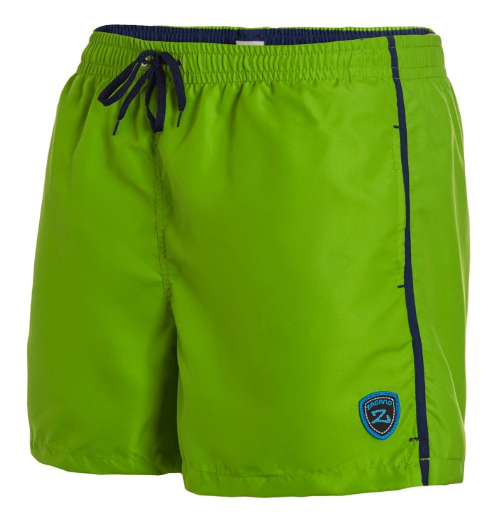 Szorty kąpielowe męskie spodenki sportowe zagano 5105 z logo w formie tarczy kolor zielony