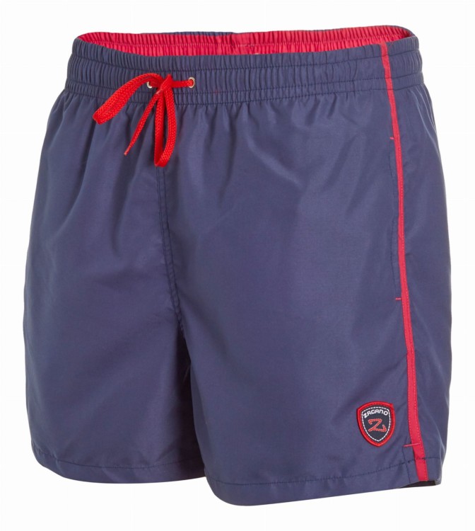 Szorty kąpielowe męskie spodenki sportowe zagano 5105 z logo w formie tarczy kolor fioletowy