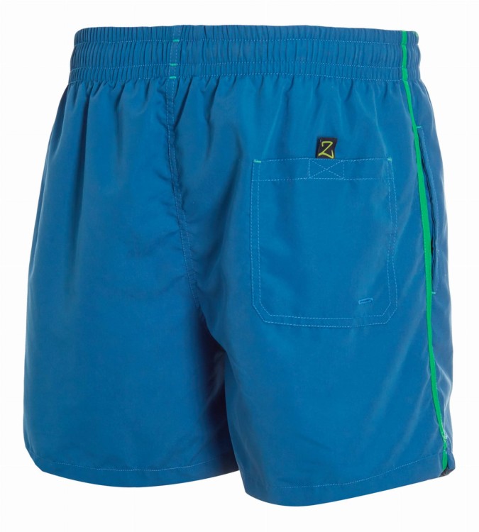 Szorty kąpielowe męskie spodenki sportowe zagano 5105 z logo w formie tarczy kolor denim