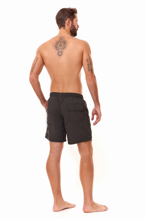 Szorty kąpielowe męskie spodenki sportowe zagano 5115 LONG z dłuższą nogawką kolor szary