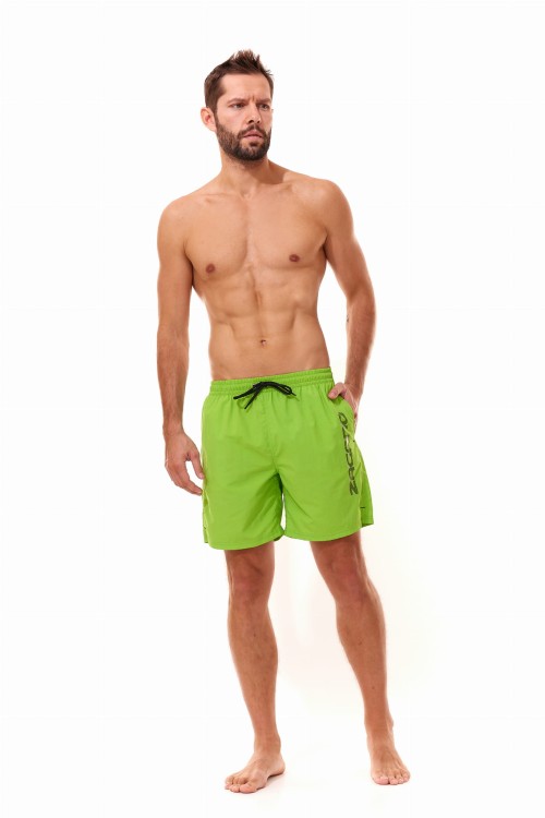 Szorty kąpielowe męskie spodenki sportowe zagano 5115 LONG z dłuższą nogawką kolor zielony