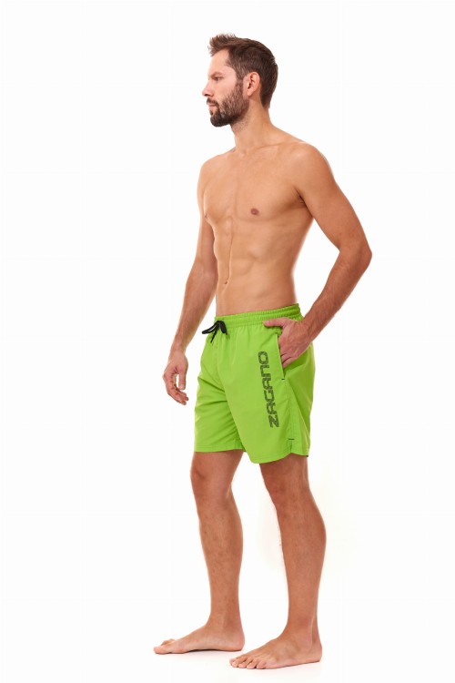 Szorty kąpielowe męskie spodenki sportowe zagano 5115 LONG z dłuższą nogawką kolor zielony