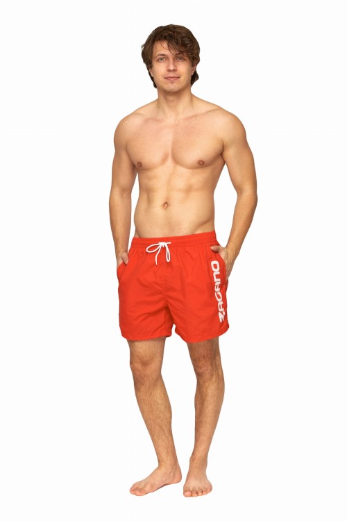 Szorty kąpielowe męskie spodenki sportowe zagano 5115 kolor czerwony