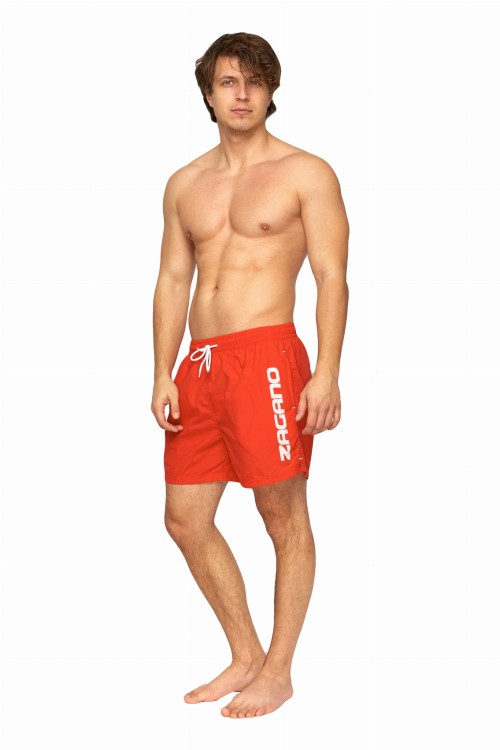 Szorty kąpielowe męskie spodenki sportowe zagano 5115 kolor czerwony