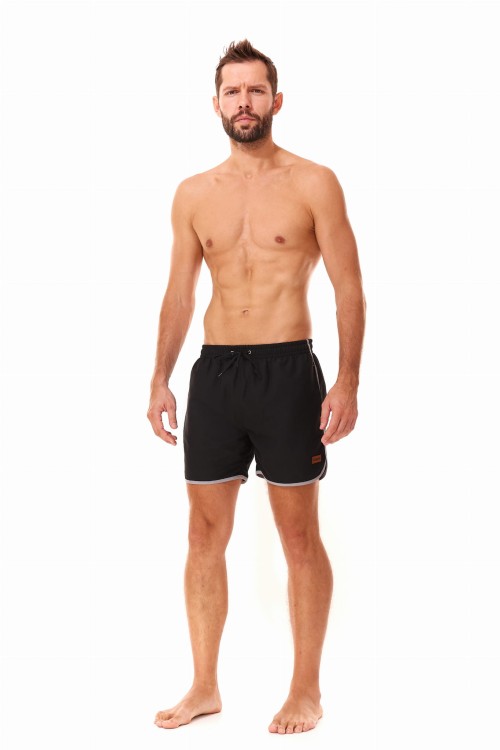 Szorty kąpielowe męskie spodenki sportowe zagano 5117 kolor czarny