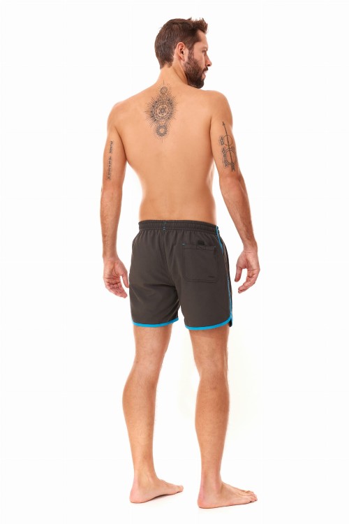 Szorty kąpielowe męskie spodenki sportowe zagano 5117 kolor szary