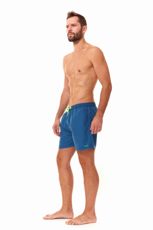 Szorty kąpielowe męskie spodenki sportowe zagano 5016 kolor niebieski