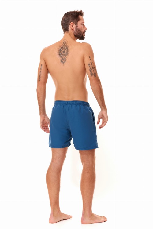 Szorty kąpielowe męskie spodenki sportowe zagano 5016 kolor niebieski