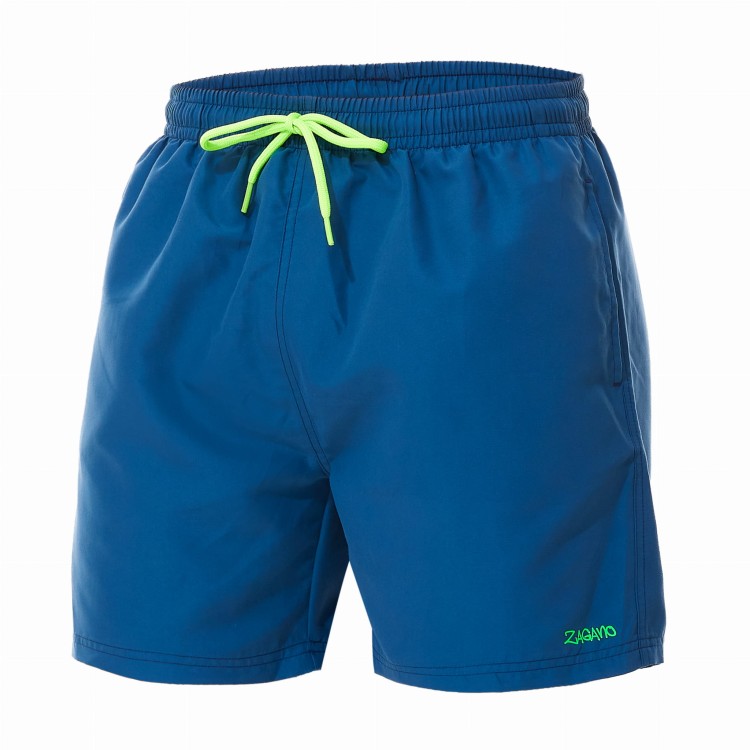 Szorty kąpielowe męskie spodenki sportowe zagano 5016 kolor niebieski