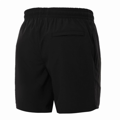 Szorty kąpielowe męskie spodenki sportowe elastyczne zagano 1229 kolor czarny z czarnymi wstawkami