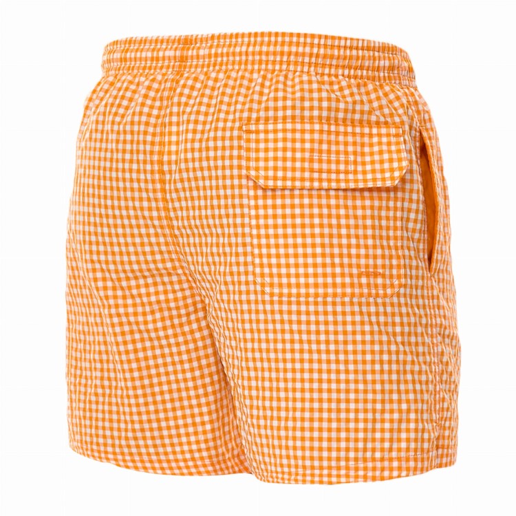 Szorty kąpielowe męskie spodenki sportowe zagano 5665 kolor pomarańczowa kratka