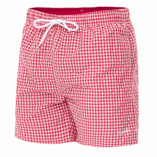 Szorty kąpielowe męskie spodenki sportowe zagano 5665 kolor różowa kratka