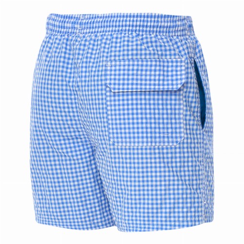 Szorty kąpielowe męskie spodenki sportowe zagano 5665 kolor niebieska kratka