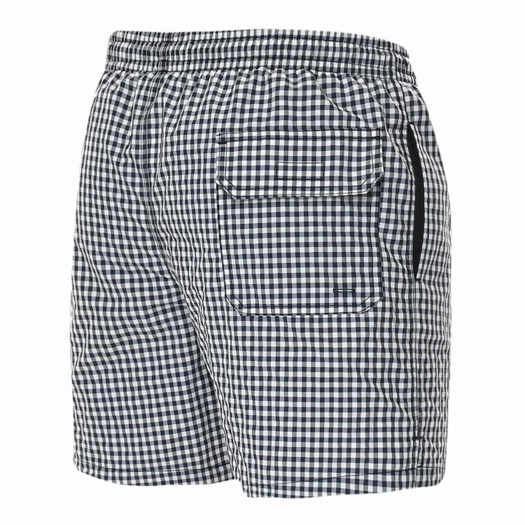 Szorty kąpielowe męskie spodenki sportowe zagano 5665 kolor czarna kratka