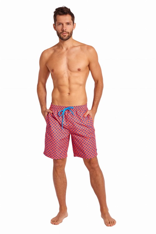 Szorty kąpielowe męskie spodenki sportowe plażowe kolorowe zagano 5670  kolor 05