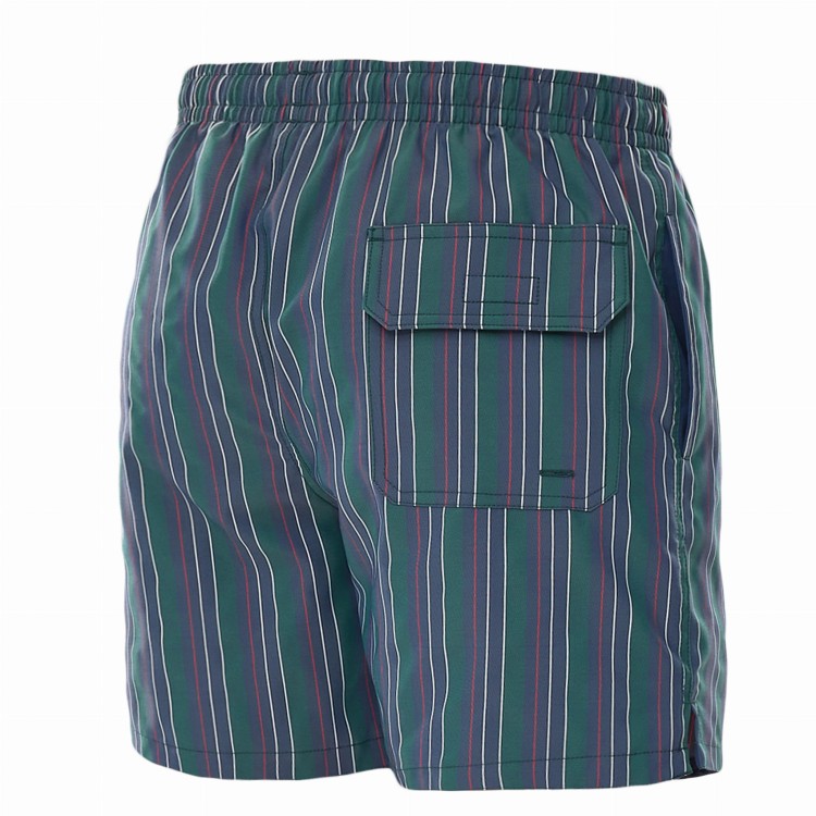 Szorty kąpielowe męskie spodenki sportowe zagano 5667 wielokolorowe pionowe paski z dominacją szarego