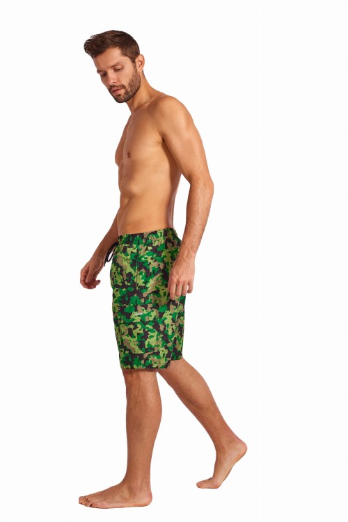 Szorty kąpielowe męskie spodenki sportowe moro bojówki zagano 5144 kolor 01