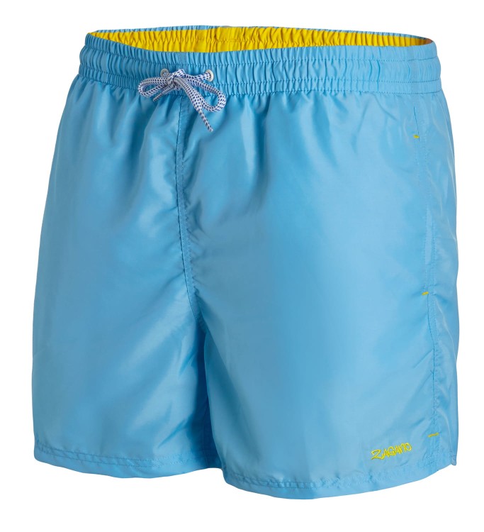 Szorty kąpielowe męskie spodenki sportowe z recyklingu zagano 6002 kolor jasnoniebieski