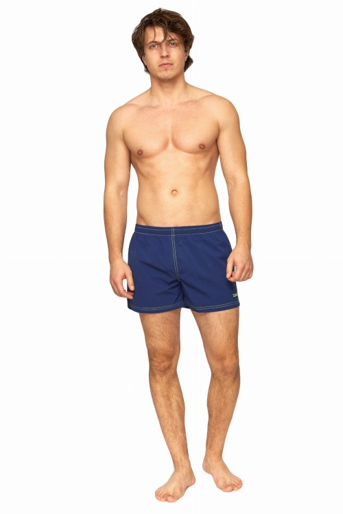 Szorty kąpielowe męskie spodenki sportowe elastyczne zagano 1226 kolor granatowy
