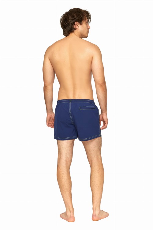 Szorty kąpielowe męskie spodenki sportowe elastyczne zagano 1226 kolor granatowy