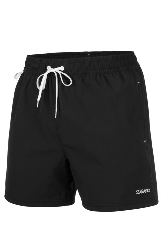 Szorty kąpielowe męskie spodenki sportowe elastyczne zagano 1227 kolor czarny