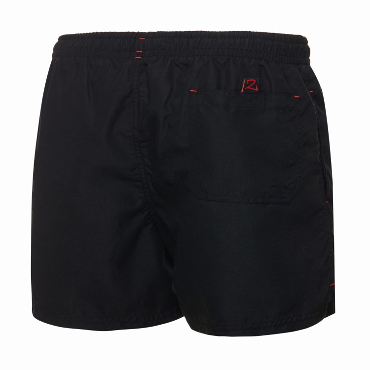 Szorty kąpielowe męskie spodenki sportowe zagano 5106 z logo w formie tarczy kolor czarny