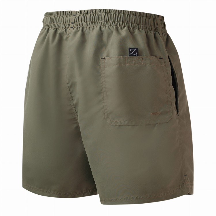Szorty kąpielowe męskie spodenki sportowe zagano 5106 z logo w formie tarczy kolor oliwkowy