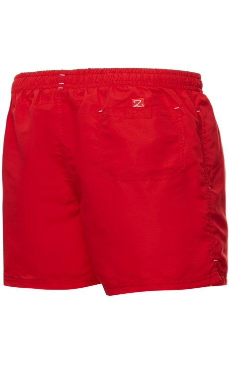 Szorty kąpielowe męskie spodenki sportowe zagano 5106 eco z ekologicznej tkaniny kolor czerwony