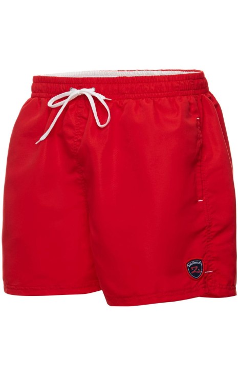 Szorty kąpielowe męskie spodenki sportowe zagano 5106 eco z ekologicznej tkaniny kolor czerwony