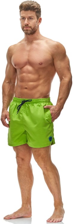 Szorty kąpielowe męskie spodenki sportowe zagano 5106 eco z ekologicznej tkaniny kolor jasnozielony