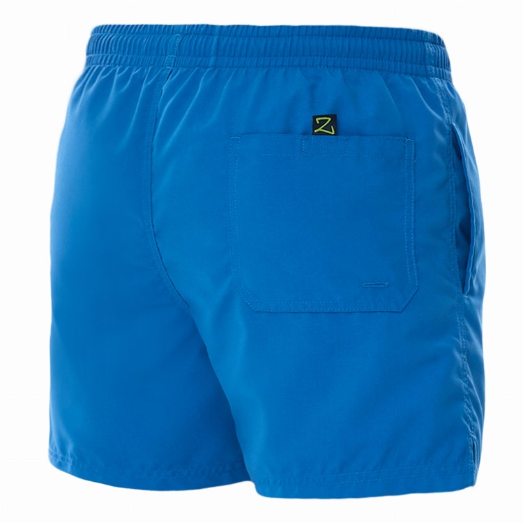 Szorty kąpielowe męskie spodenki sportowe zagano 5106 z logo w formie tarczy kolor niebieski