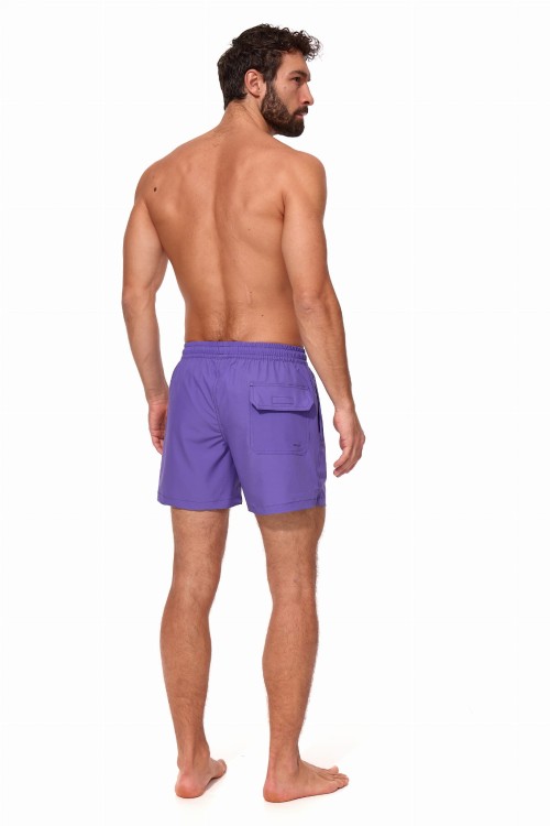 Szorty kąpielowe męskie spodenki sportowe elastyczne zagano 1232 kolor fioletowy