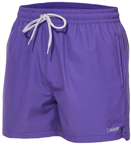 Szorty kąpielowe męskie spodenki sportowe elastyczne zagano 1232 kolor fioletowy