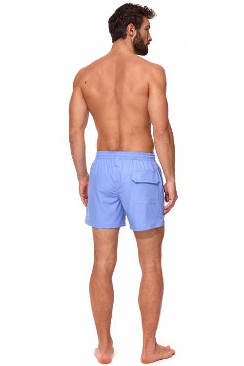 Szorty kąpielowe męskie spodenki sportowe elastyczne zagano 1232 kolor niebieski