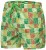 Szorty kąpielowe męskie spodenki sportowe elastyczne zagano 5675 kolor zielony z kolorowym geometrycznym wzorem