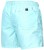 Szorty kąpielowe męskie spodenki sportowe zagano 5106 z logo w formie tarczy kolor jasny turkus