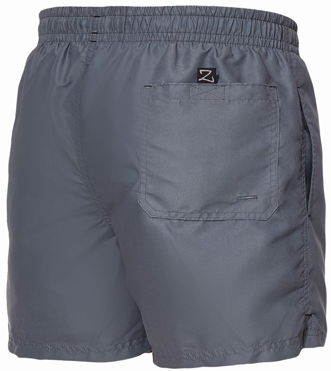 Szorty kąpielowe męskie spodenki sportowe zagano 5106 z logo w formie tarczy kolor szary