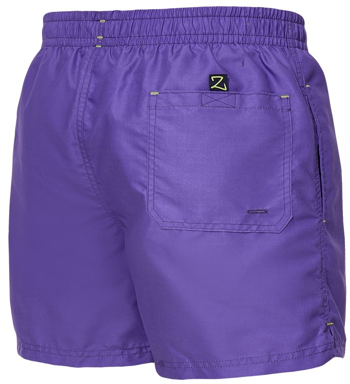 Szorty kąpielowe męskie spodenki sportowe zagano 5106 z logo w formie tarczy kolor fioletowy