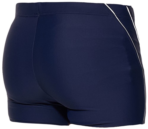 Kąpielówki męskie spodenki pływackie na basen zagano 2311 kolor granatowy z białą wstawką