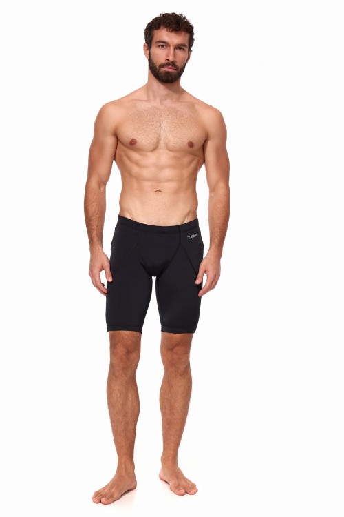 Kąpielówki męskie spodenki pływackie jammer 2401 kolor czarny