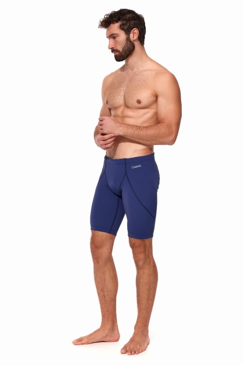 Kąpielówki męskie spodenki pływackie jammer 2401 kolor granatowy
