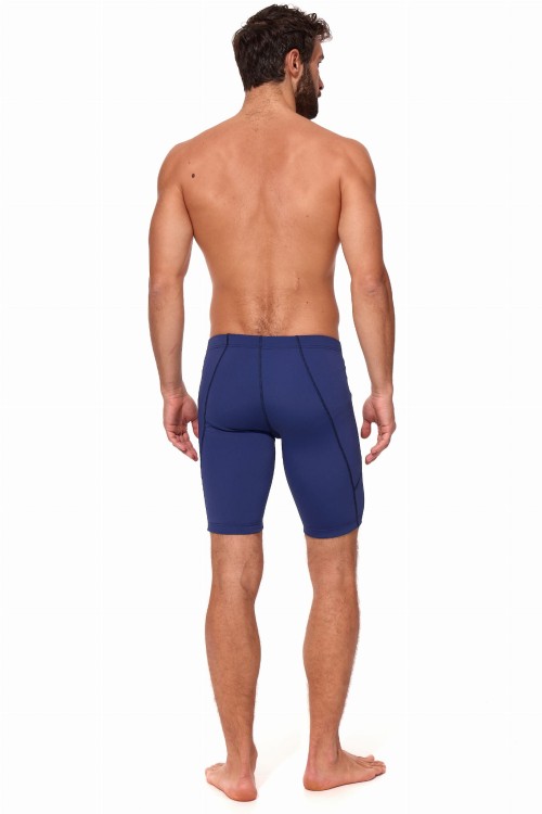 Kąpielówki męskie spodenki pływackie jammer 2401 kolor granatowy