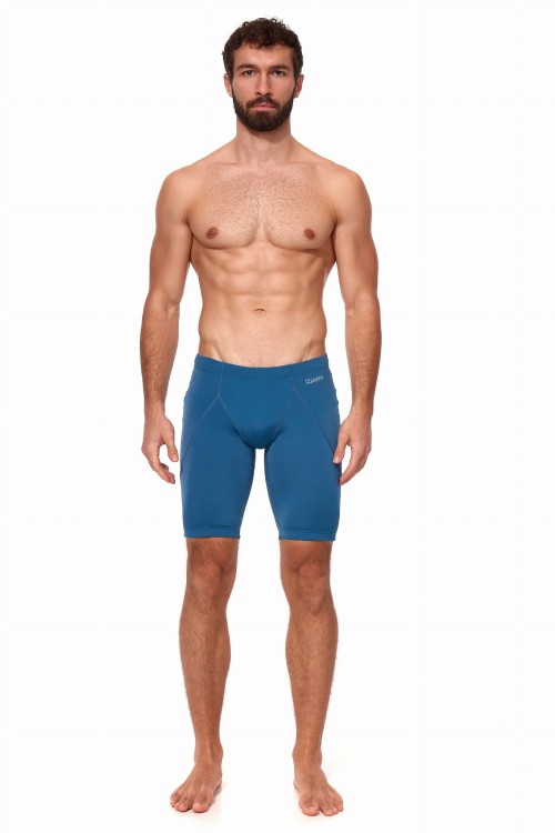 Kąpielówki męskie spodenki pływackie jammer 2401 kolor ciemnoniebieski